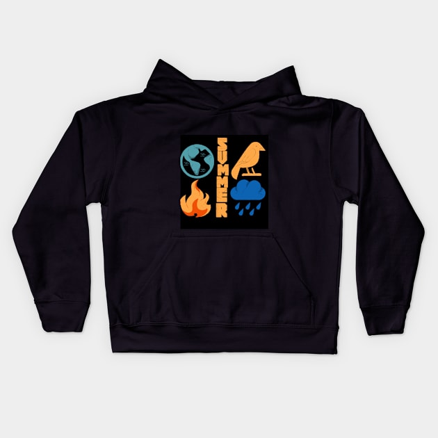 Art t shirt Kids Hoodie by Naspun store